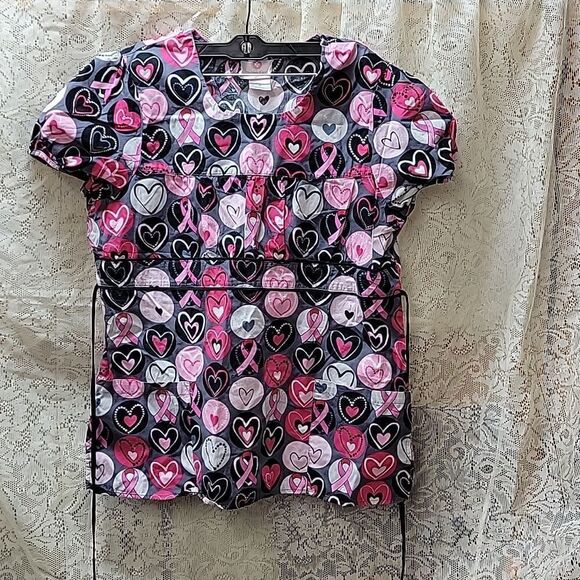 Bundle of 3 scrubs v-neck tops. Brands- UA Scrubs, White Cross, Scrubstar sz.M - Picture 5 of 10